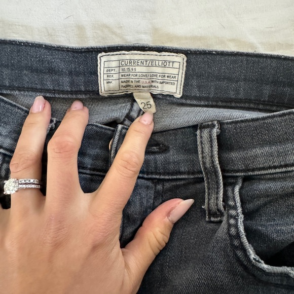 Skinny mid rise Current and Elliot stretchy jean - Picture 2 of 3